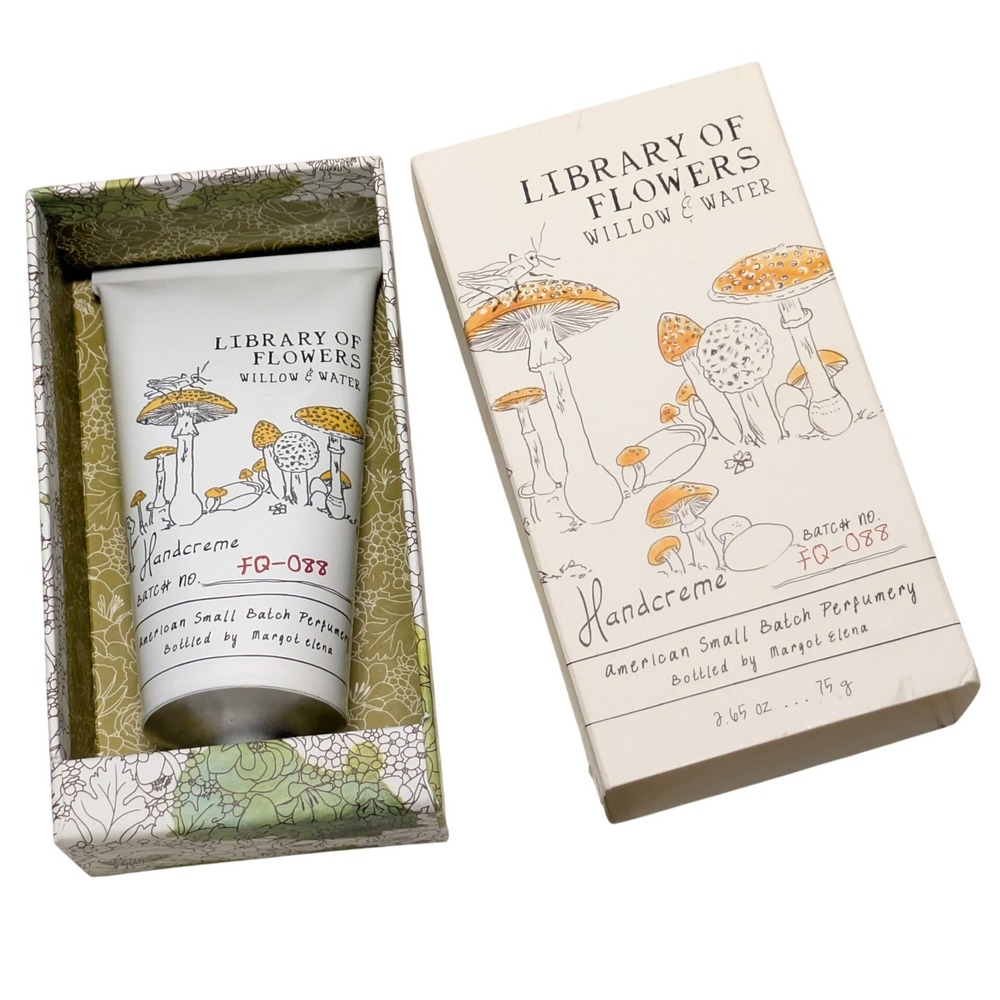 Library of Flowers Handcreme Willow & Water Margot Elena Mushroom Cottagecore